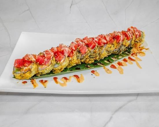 Salmon Tempura Roll.